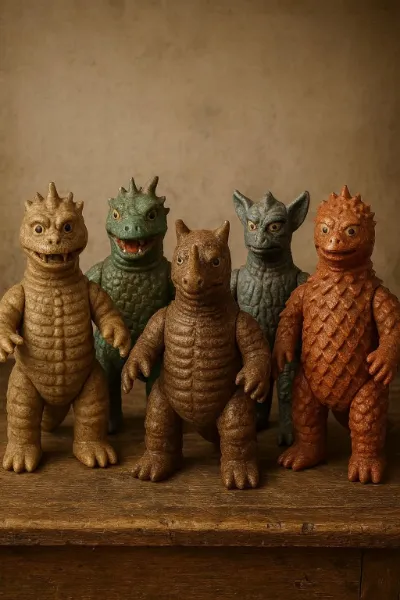 ソフビ怪獣60年代