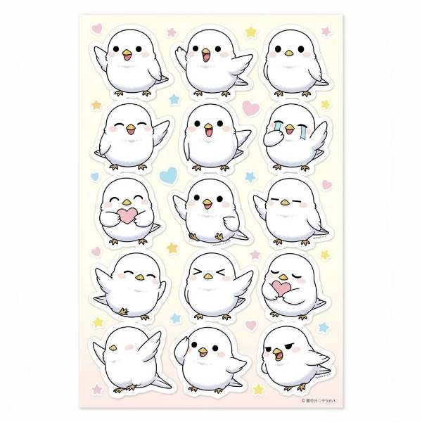 白雀ちゃんステッカー