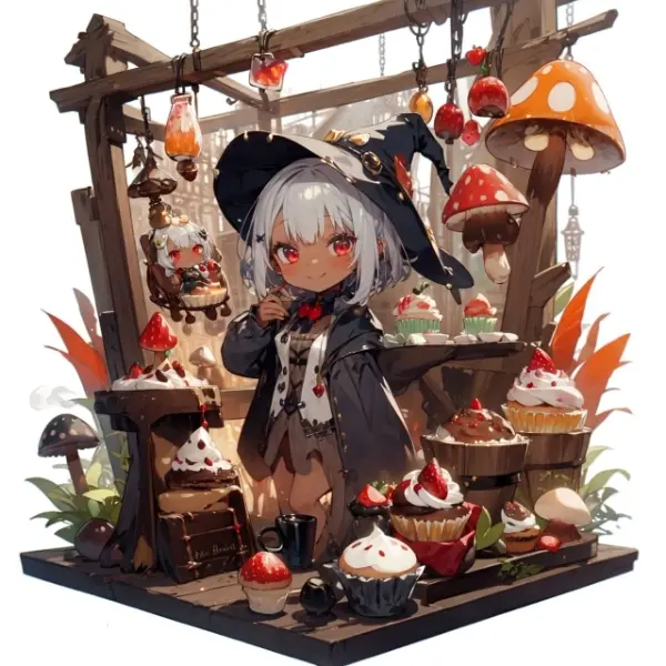 きのこの魔女のケーキ屋さん