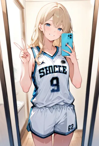 彼女が自撮りを撮ってきた