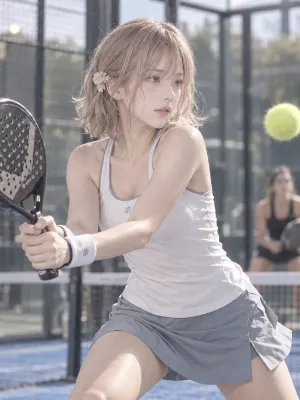 女子　パデル選手