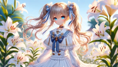 Blonde Twintails