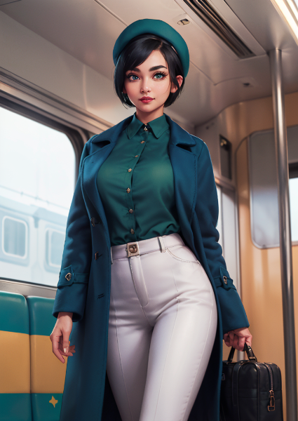 旅の列車内にて