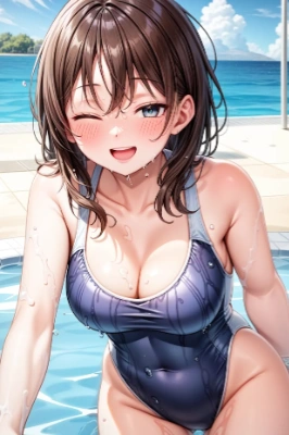 水着女子