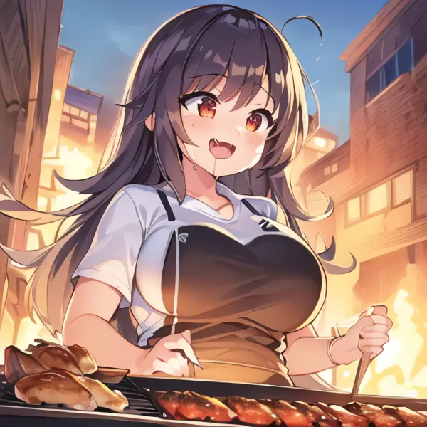 お肉焼くぞー！　…ん？🔥😋🔥