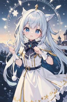 猫耳の魔法少女