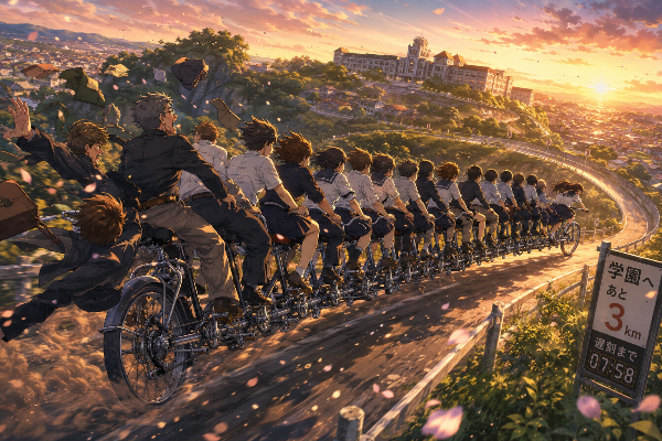 ロングタンデム自転車