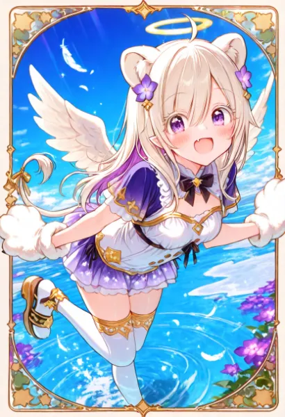 湖上のがおがお天使