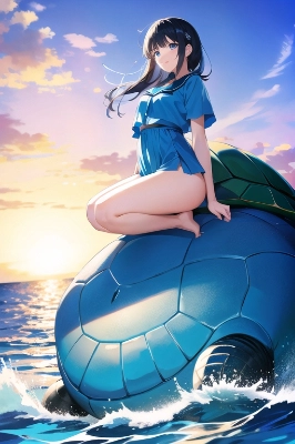 亀の背に揺られよう