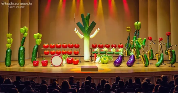 野菜オーケストラ開演🥁