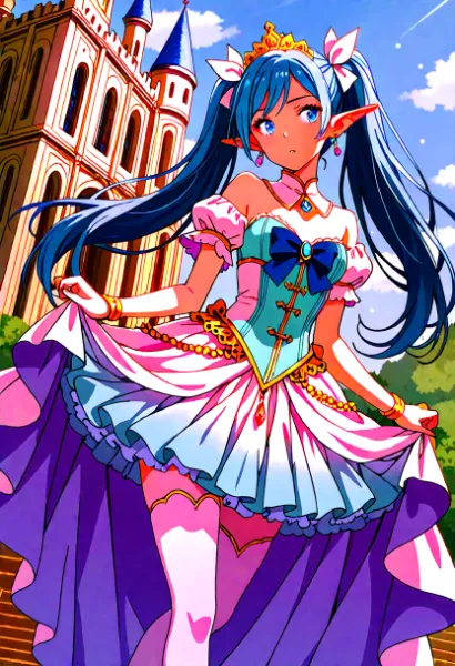 城の縁に触れる流星の通過が、視線の奥に沈むころ