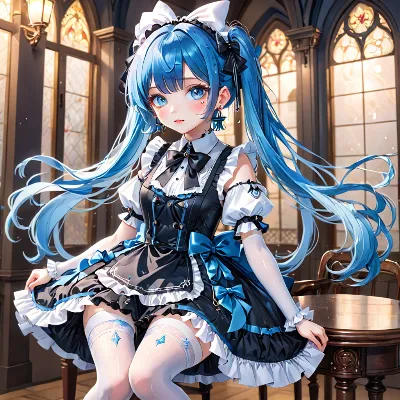 素敵な青髪さん