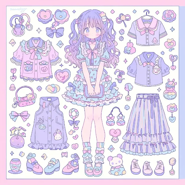 パステルごちゃごちゃ