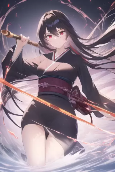 黒髪のかっこいいお姉さん