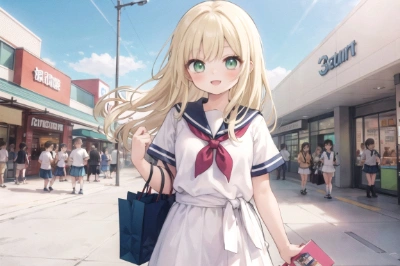 金髪の女の子