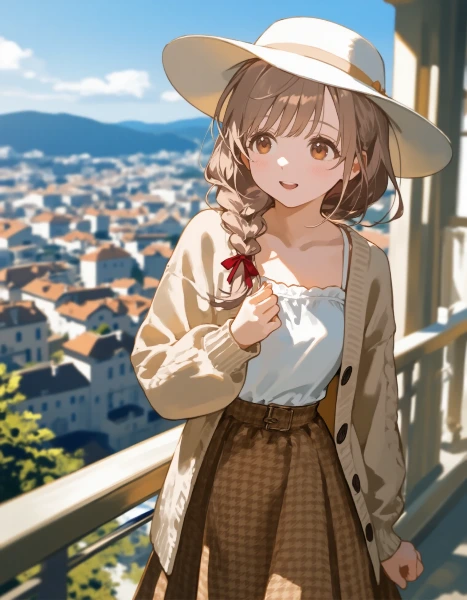 ニースにいるニーナちゃん