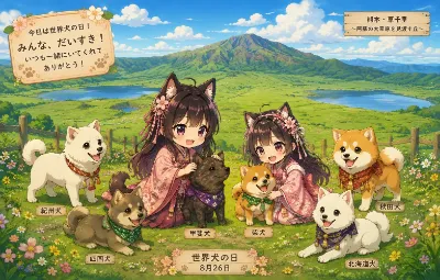 世界犬の日 ～いつもそばにいてくれて、ありがとう～
