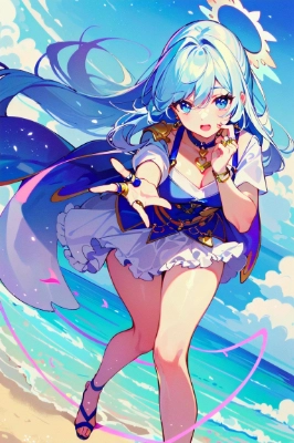 海辺の天使
