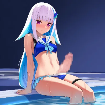 ふたなり 水着 リゼ・ヘルエスタ