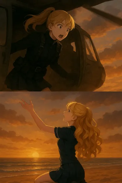 虹色の守護天使 ―浜辺に降り立つもの―