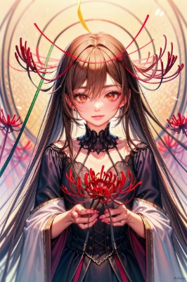 彼岸花と少女