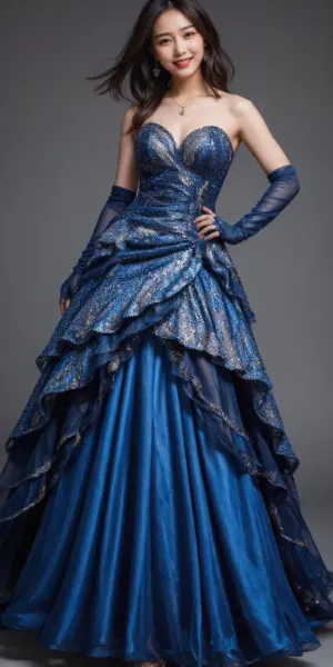 ドレス姿のお姉さん