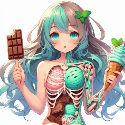 乙女アイス模型