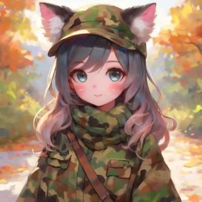 迷彩服と私のサムネイル