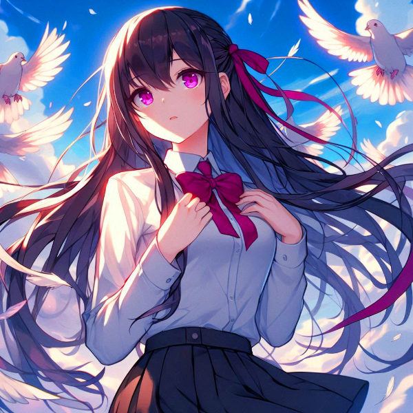 平和な青空と、うちの子・その1(12枚)