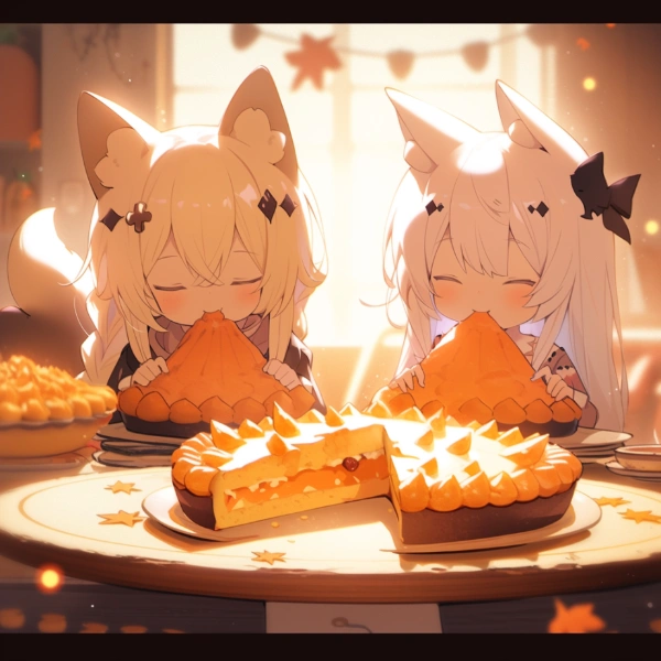 このパンプキンタルトおいしい