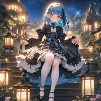 夜中の街