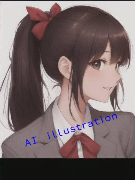 ポニーテール美少女　単発画像／イラスト