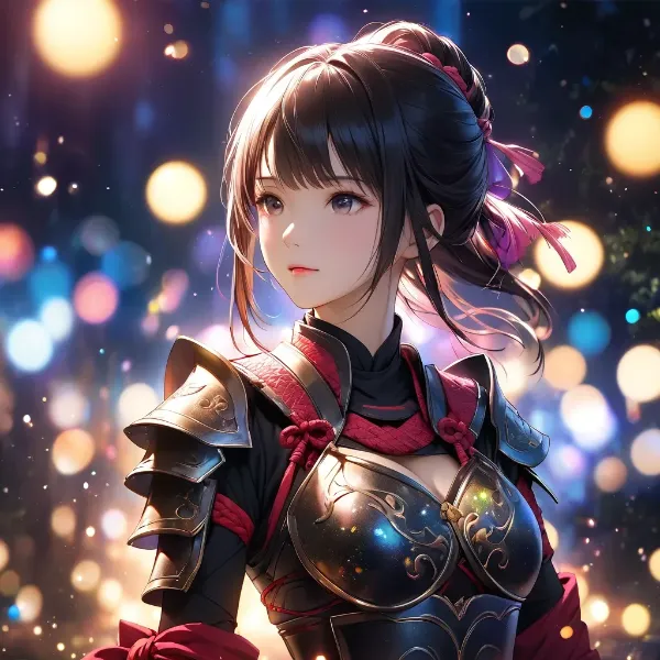 夜光に包まれた戦姫