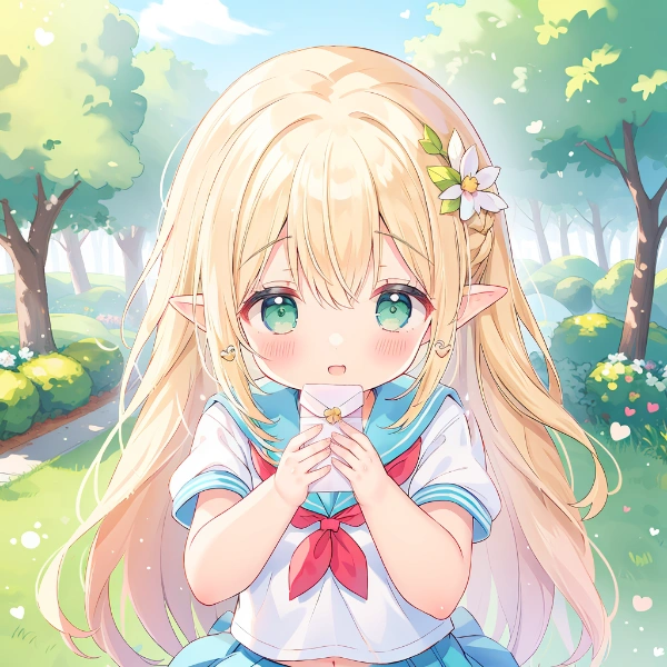 セ...センパイ...これ受け取ってください...❤