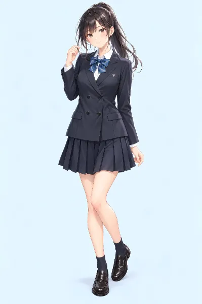 福井県立羽水高等学校 冬服