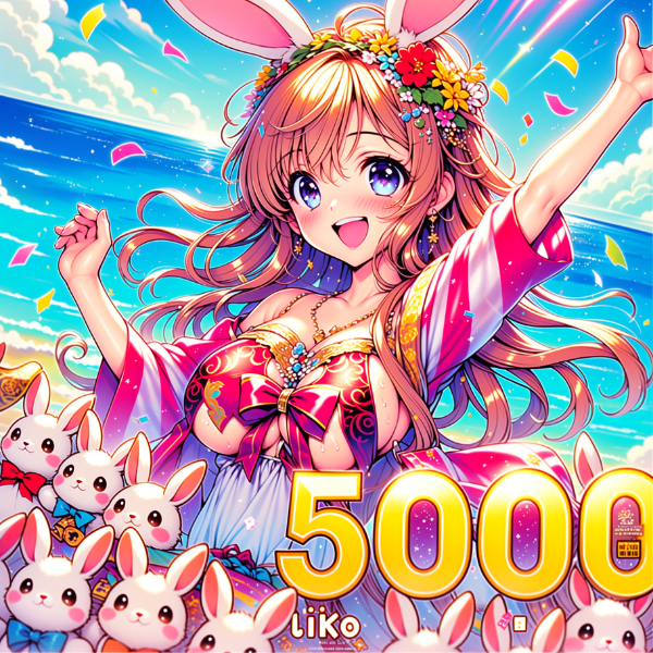 5000いいね頂きありがとうございます