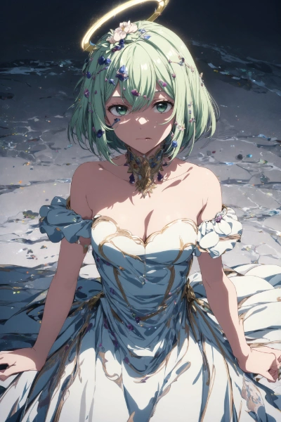 フォスフォフィライト(浅葱色の堕天使)