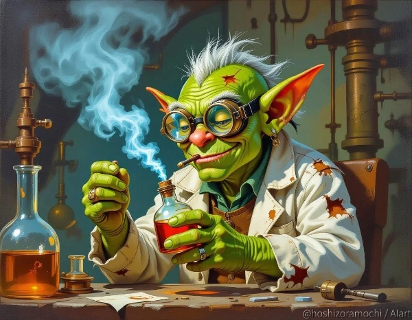 爆薬の調合師：錬金術師ゴブリン