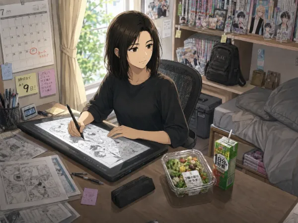 忙しい漫画家の食の事情