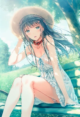 白ワンピース清楚ちゃんその2