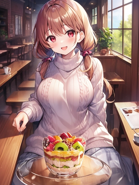 完食チャレンジの幼馴染ちゃん