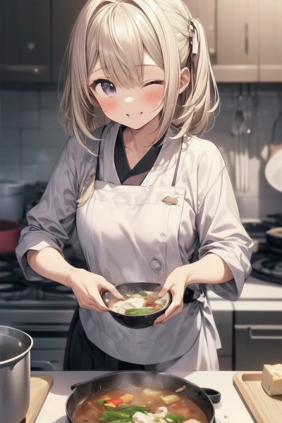 お味噌汁作りました♥