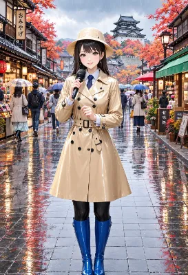 人気の城下町を取材
