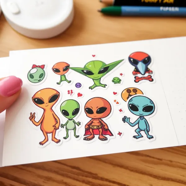 なんか地球外生物っぽい人にもらったので貼ってみた