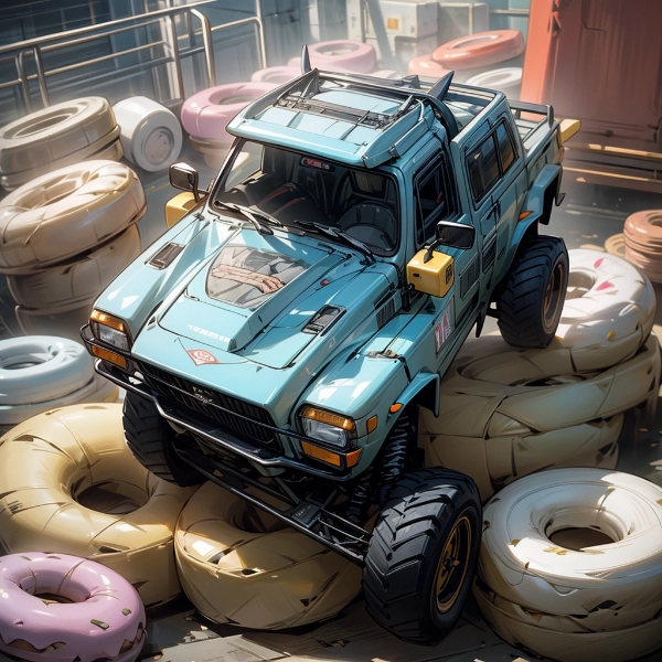 そのタイヤをモンスタートラックに履かせたいんや！！