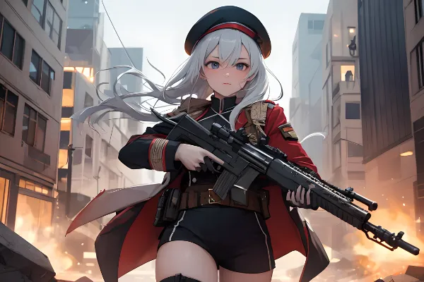 銀髪の戦士、崩壊都市の守護