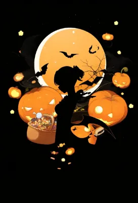 ハロウィン  (シルエット)