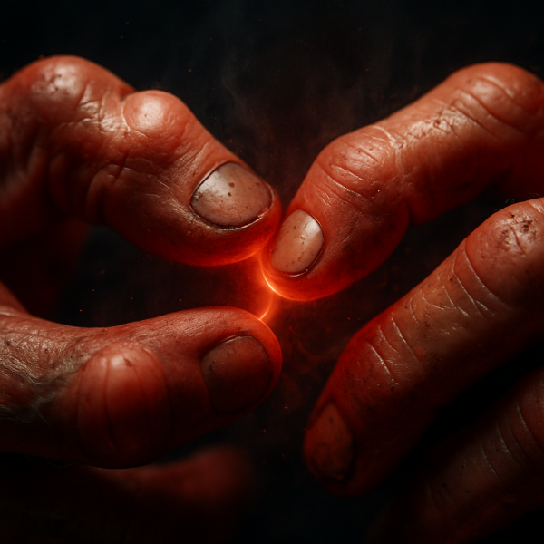 荒れた指先が紡ぐ炎の奇跡