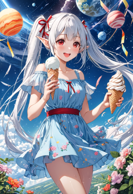 アイスとエルフ
