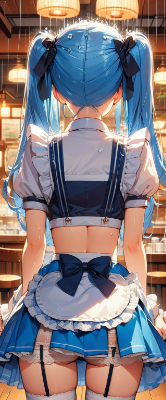ウエイトレスさんの後ろ姿